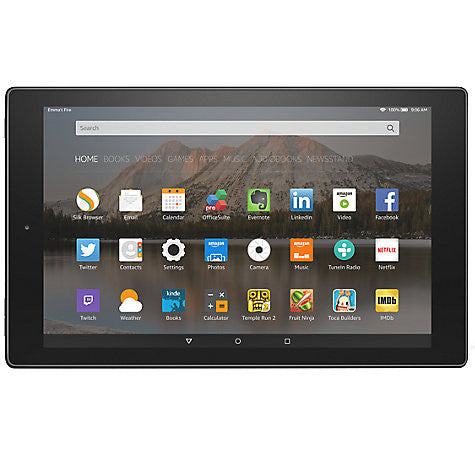 Amazon Fire HD 10 Tablet, Quad-core, Fire OS, 10.1